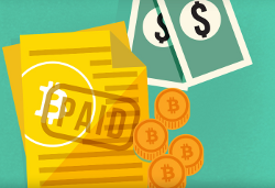 settle payments in BTC